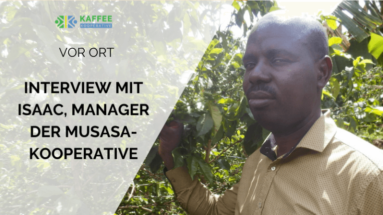 Manager der Musasa Kaffeekooperative