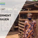 Kaffeebäuerin in Ruanda